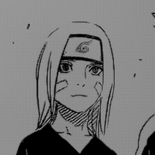 Aesthetic anime & manga PFP for discord, Naruto, The Jinchuuriki of the Ten-Tails - 637, Page 10, Chapter 637. 1:1 square ratio. Aesthetic pfps dark, black and white.