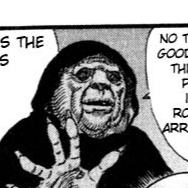 Aesthetic anime & manga PFP for discord, Berserk, The Promised Time - 74, Page 5, Chapter 74. 1:1 square ratio. Aesthetic pfps dark, color & black and white.