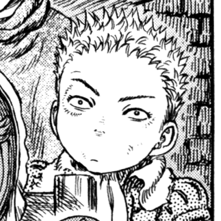 Aesthetic anime & manga PFP for discord, Berserk, Vandimion - 251, Page 7, Chapter 251. 1:1 square ratio. Aesthetic pfps dark, color & black and white.