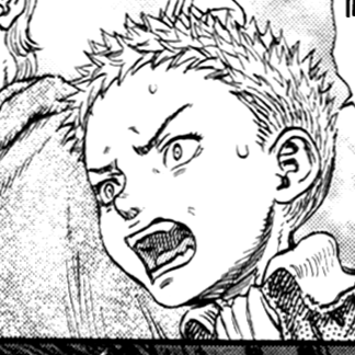 Aesthetic anime & manga PFP for discord, Berserk, Sea Beast (Makara) - 241, Page 2, Chapter 241. 1:1 square ratio. Aesthetic pfps dark, color & black and white.