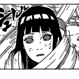 Aesthetic anime/manga PFP for discord, Naruto, Infinite Tsukuyomi - 677, Page 8, Chapter 677. 1:1 square ratio. Aesthetic pfps dark, black and white.