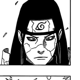 Aesthetic anime & manga PFP for discord, Naruto, The Ones Who Know Everything - 618, Page 3, Chapter 618. 1:1 square ratio. Aesthetic pfps dark, black and white.