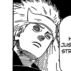 Aesthetic anime/manga PFP for discord, Naruto, Green Days Are Over - 667, Page 5, Chapter 667. 1:1 square ratio. Aesthetic pfps dark, black and white.