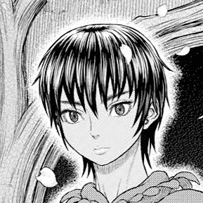 Aesthetic anime & manga PFP for discord, Berserk, A Wall - 359, Page 4, Chapter 359. 1:1 square ratio. Aesthetic pfps dark, color & black and white.