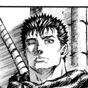 Aesthetic anime & manga PFP for discord, Berserk, Qliphoth - 215, Page 10, Chapter 215. 1:1 square ratio. Aesthetic pfps dark, color & black and white.