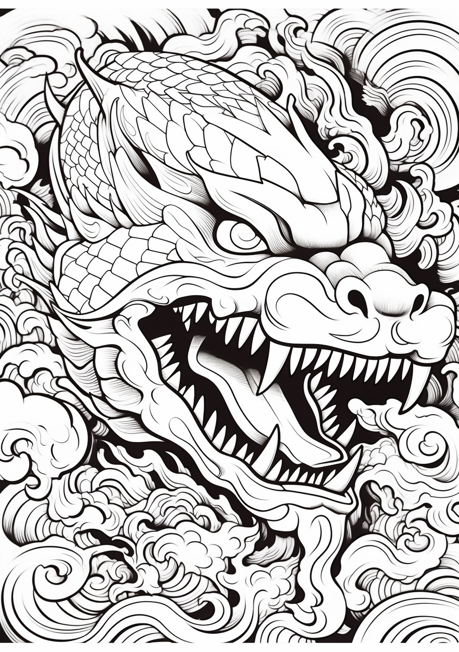 Active Pokemon captured in mid-action; distinctive outlines giving them a sense of motion. printable coloring page, black and white, free download