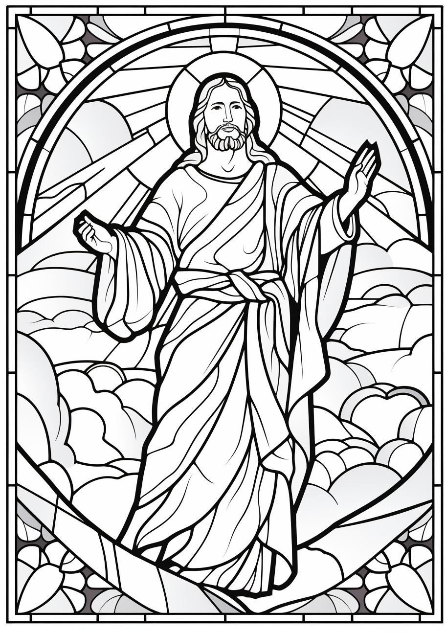 Illustrates the Last Supper, with clear and easy-to-color outlines of Jesus and His disciples, less complexity suitable for younger ones. inspirational biblical easter coloring pages pfp for discord.