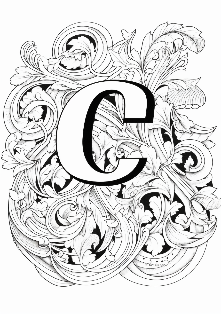 Visual representation of full cursive alphabet in a script style; clear outlines and curves.printable coloring page, black and white, free download