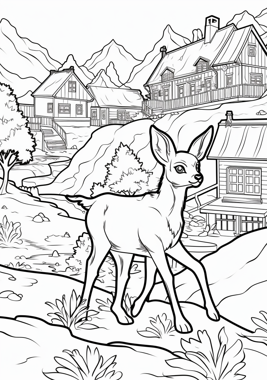 Eevee's essence entwined with the elements; fine details and patterns. printable coloring page, black and white, free download