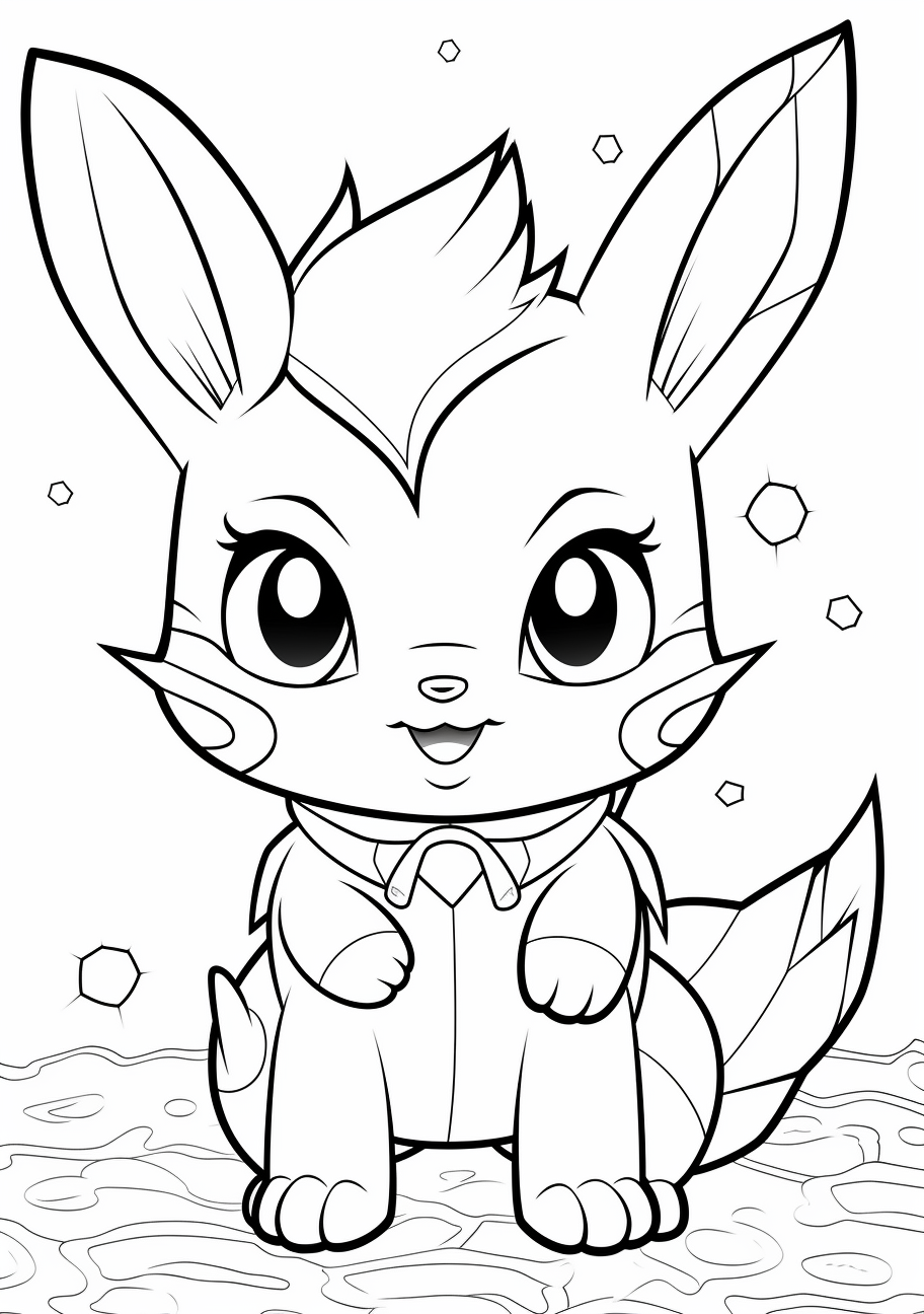 Light-hearted depiction of Pikachu engaging in amusement; clean outlines and simple shapes. printable coloring page, black and white, free download