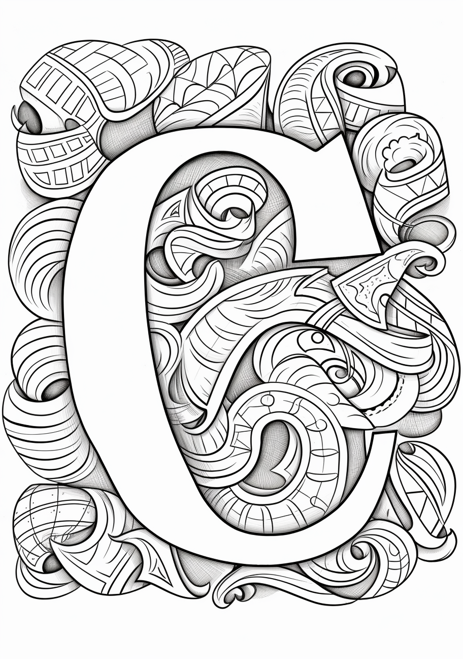 Penmanship styled cursive alphabet; clear outlines and curves.printable coloring page, black and white, free download