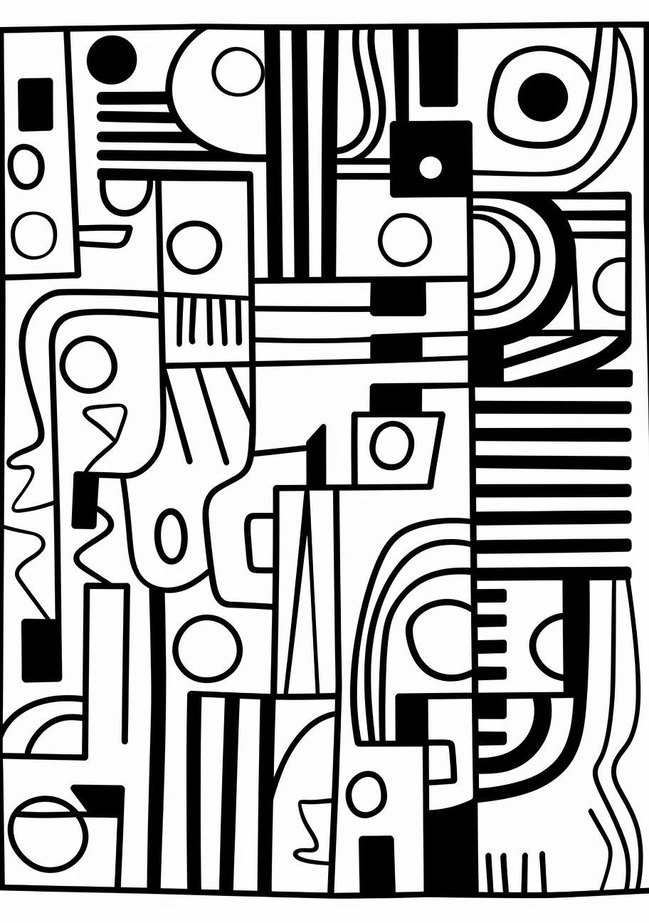 Simplistic abstract pattern; focus on simple lines and forms. phone art wallpaper