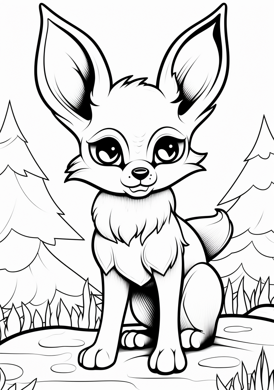 The Vintage Style comprises of Eevee evolutions with elegant, detailed patterns. printable coloring page, black and white, free download