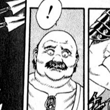 Aesthetic anime & manga PFP for discord, Berserk, The Black Swordsman - 0.01, Page 7, Chapter 0.01. 1:1 square ratio. Aesthetic pfps dark, color & black and white.