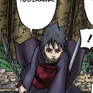 Aesthetic anime & manga PFP for discord, Naruto, Here, and From Now On - 628, Page 10, Chapter 628. 1:1 square ratio. Aesthetic pfps dark, black and white.