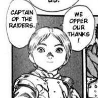 Aesthetic anime & manga PFP for discord, Berserk, Comrades in Arms - 44, Page 15, Chapter 44. 1:1 square ratio. Aesthetic pfps dark, color & black and white.