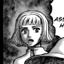 Aesthetic anime & manga PFP for discord, Berserk, Gloomy Wastes - 348, Page 12, Chapter 348. 1:1 square ratio. Aesthetic pfps dark, color & black and white.