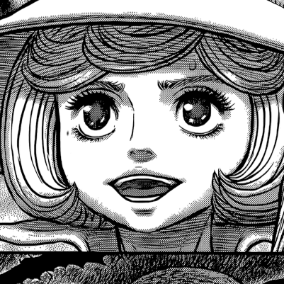 Aesthetic anime & manga PFP for discord, Berserk, Passage of Dreams - 349, Page 17, Chapter 349. 1:1 square ratio. Aesthetic pfps dark, color & black and white.