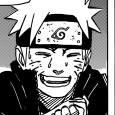 Aesthetic anime/manga PFP for discord, Naruto, The Floating Elder...!! - 670, Page 7, Chapter 670. 1:1 square ratio. Aesthetic pfps dark, black and white.