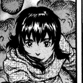 Aesthetic anime & manga PFP for discord, Berserk, Taint - 216, Page 5, Chapter 216. 1:1 square ratio. Aesthetic pfps dark, color & black and white.