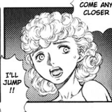 Aesthetic anime & manga PFP for discord, Berserk, The Witch - 140, Page 4, Chapter 140. 1:1 square ratio. Aesthetic pfps dark, color & black and white.