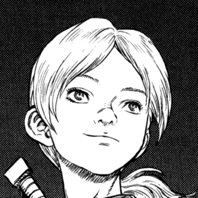 Aesthetic anime & manga PFP for discord, Berserk, Companions - 221, Page 6, Chapter 221. 1:1 square ratio. Aesthetic pfps dark, color & black and white.