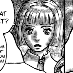 Aesthetic anime & manga PFP for discord, Berserk, Passage of Dreams - 349, Page 15, Chapter 349. 1:1 square ratio. Aesthetic pfps dark, color & black and white.