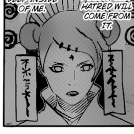 Aesthetic anime & manga PFP for discord, Naruto, The Four-Tails: The Sage King of the Apes - 568, Page 2, Chapter 568. 1:1 square ratio. Aesthetic pfps dark, black and white.