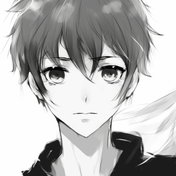 Anime Profile Picture Black and White Anime Profile Picture Black and White