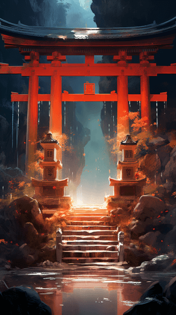 Historic Temples Anime Art Wallpapers - Manga Scenery, Kyoto Historic Temples Anime Art Wallpapers - Manga Scenery, Kyoto