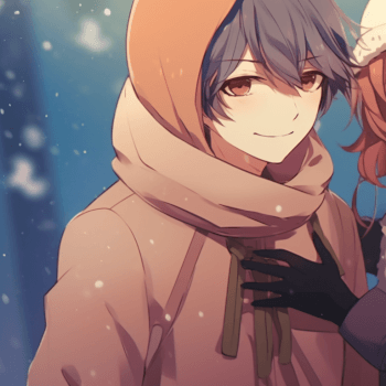 matching mekakucity christmas pfp, aesthetic matching pfp ideas