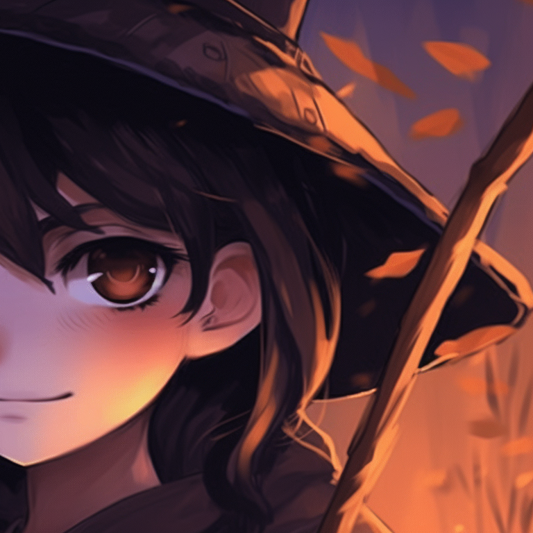 Two samurai girls, traditional clothing, muted colors and dynamic stances. unique girl's matching pfp pfp for discord.