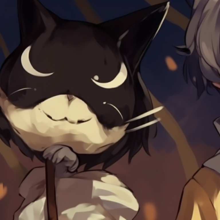 Two zombie characters, pale tones and jagged lines, shoulder to shoulder ideal matching pfp for halloween pfp for discord.