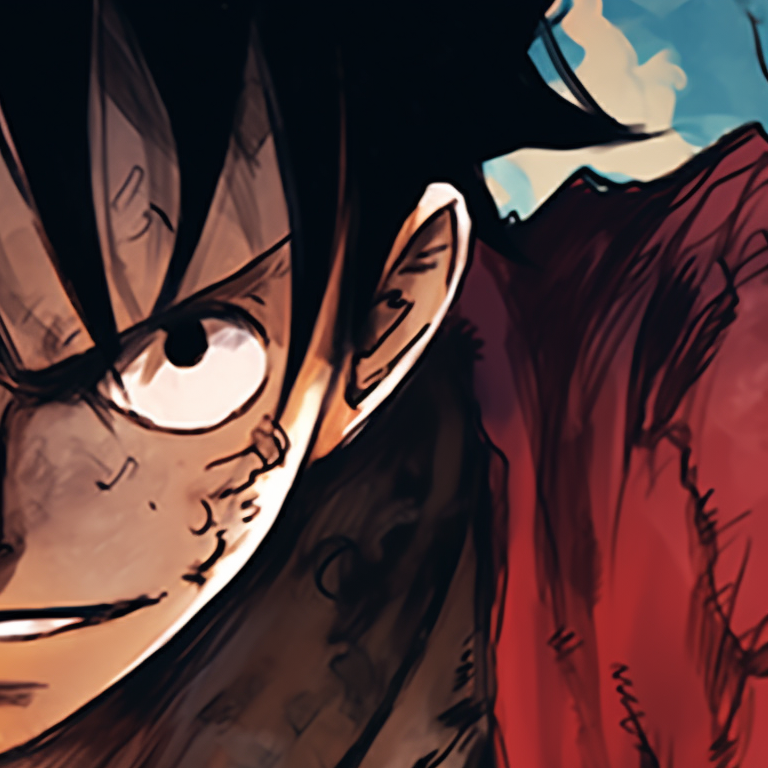 Two characters, Chopper and Usopp, in playful poses, bright colors depicting cheerful ambiance. one piece matching pfp design pfp for discord.