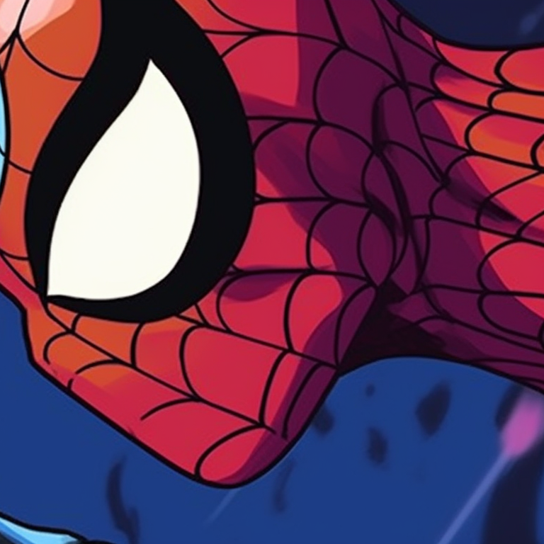 Profile close-ups of Peter Parker and Spiderman, detailed expressions and depth of character shown. spiderman matching pfp fan art pfp for discord.
