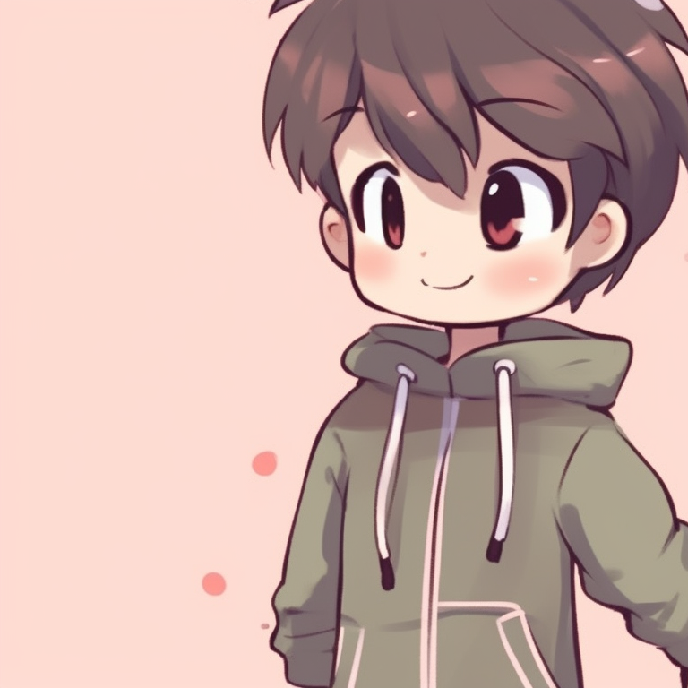 Two school uniform-clad characters, gooey eyes and blushing cheeks, fingers intertwined. adorable matching profile pictures pfp for discord.