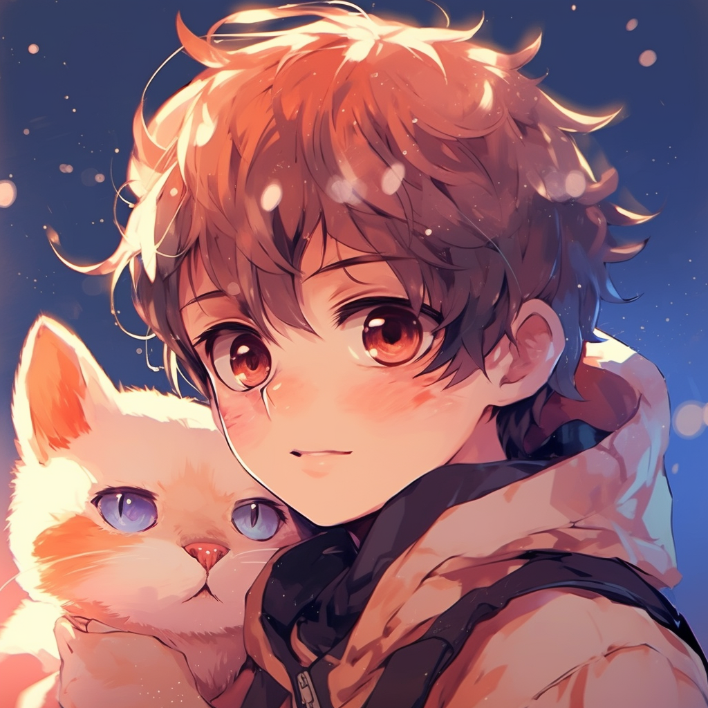 A glasses-wearing anime boy, distinct highlights on glasses and expressive eyes. cute anime boy pfp anime pfp