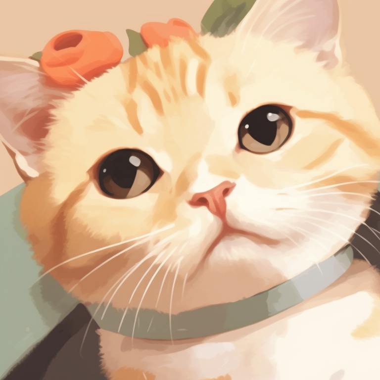 Two identical cat characters, wearing identical bowties, having a playful interaction. stylish cat matching pfp pfp for discord.