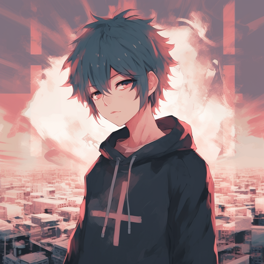 Shouya Ishida from A Silent Voice, a desolate stare highlighted by the monochromatic shades and sharp contours. anime pfp sad artworks pfp for discord.