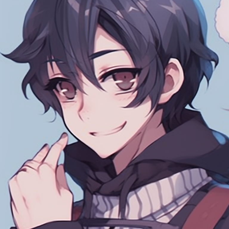 Two characters dressed in winter outfits, ice and snow theme with cool tones. fun and exciting matching pfps for friends pfp for discord.