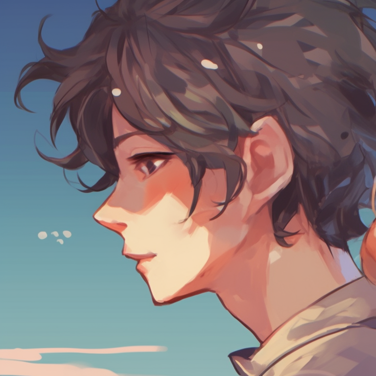 Two characters dancing together in the evening, elegant attire and moonlit glow discord matching pfp for friends pfp for discord.