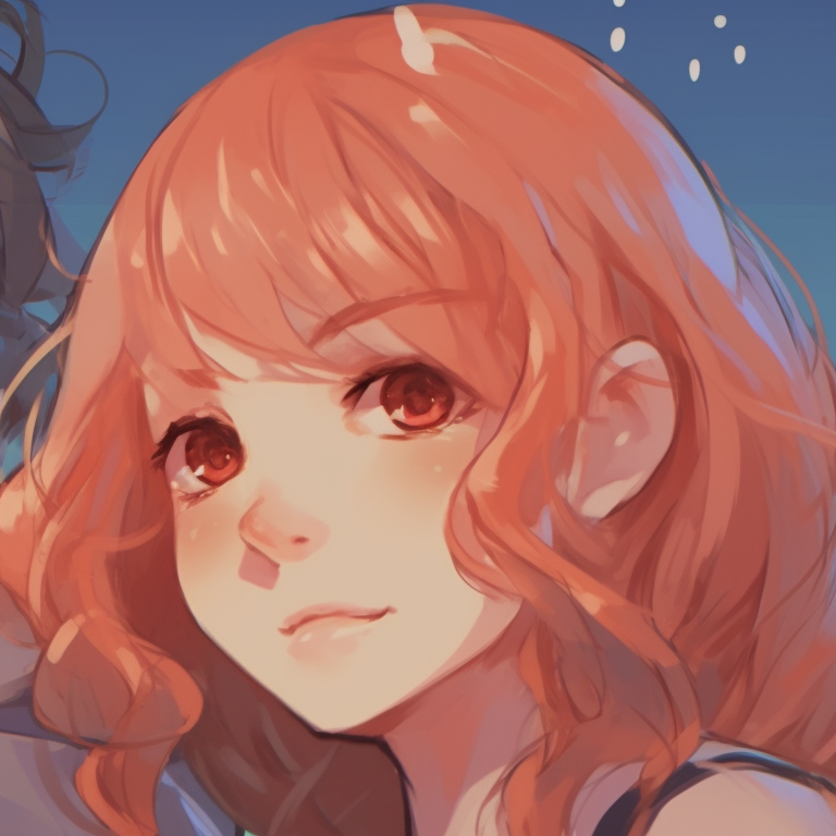 Two characters dancing together in the evening, elegant attire and moonlit glow discord matching pfp for friends pfp for discord.