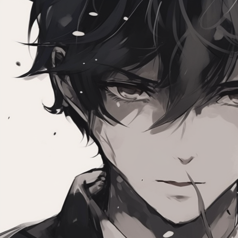 Two characters, wrapped in an embrace, bathed in soft moonlight. anime matching pfp for couples pfp for discord.