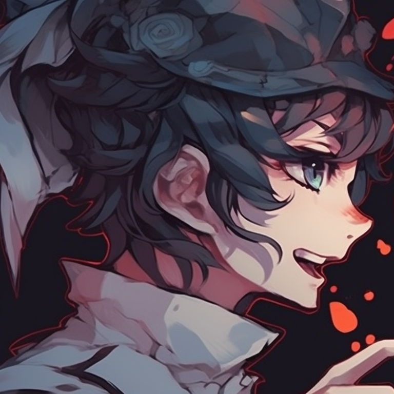 Two characters with advanced tech-details and armor, against a futuristic, metallic background. innovative matching pfps for friends pfp for discord.