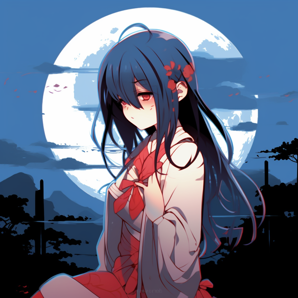 Mitsuki with a silverish tone, shiny highlights and soft textures. pfp anime girls anime pfp