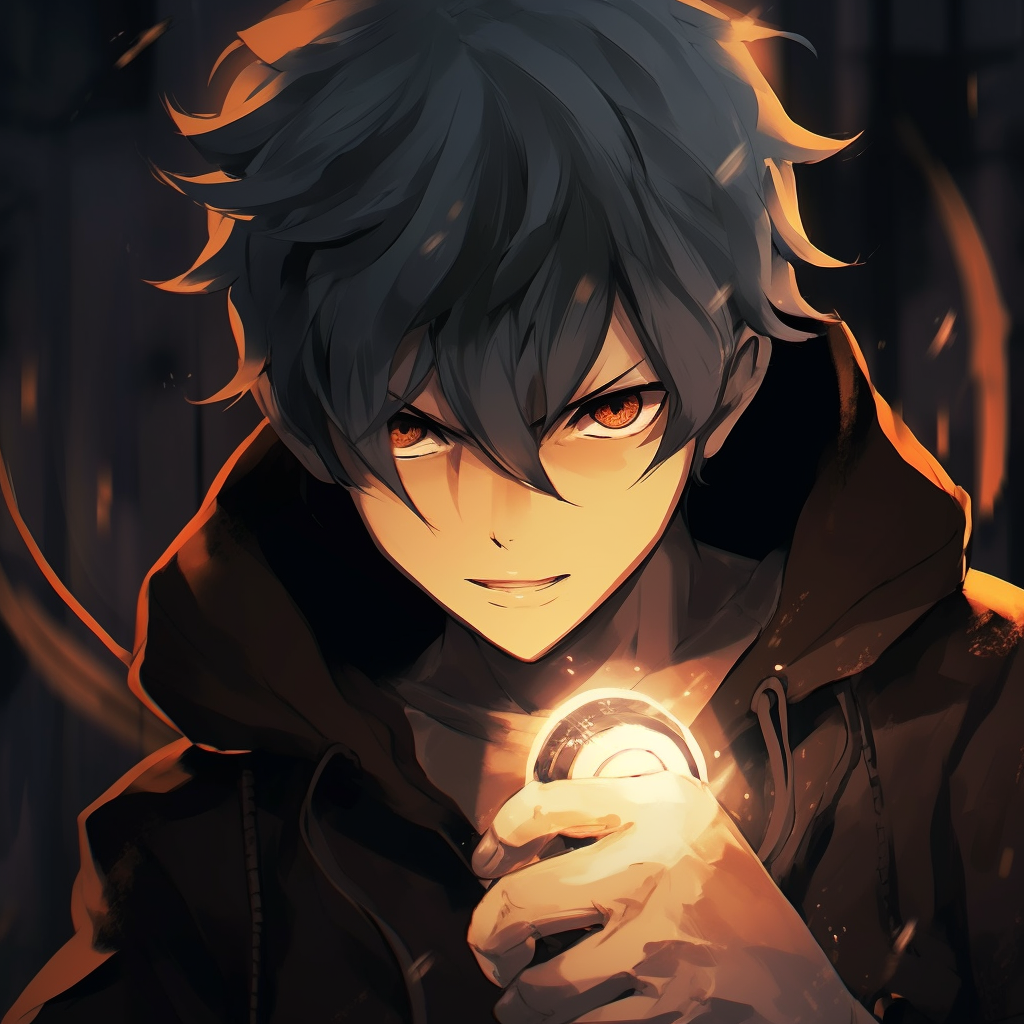 Detailed spiraled Rasengan in Naruto's hand, demonstrating detailed energy lines and bright turquoise hue. naruto anime male pfp pfp for discord.