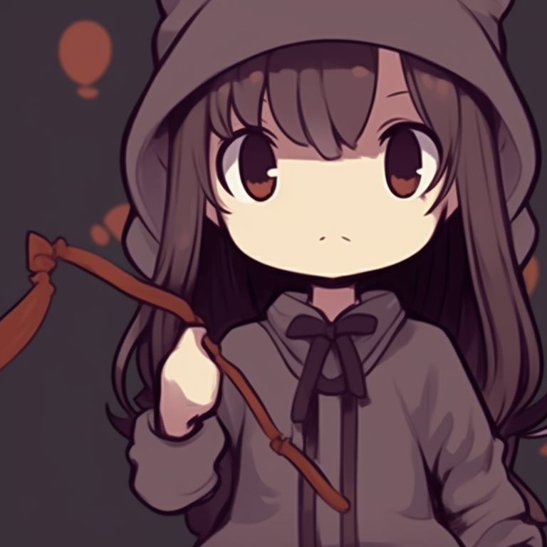 Two characters in warm, autumn-themed clothing, lantern lights highlighting their features, eyes directed at each other. anime inspired thanksgiving matching pfp halloween theme pfp for discord.