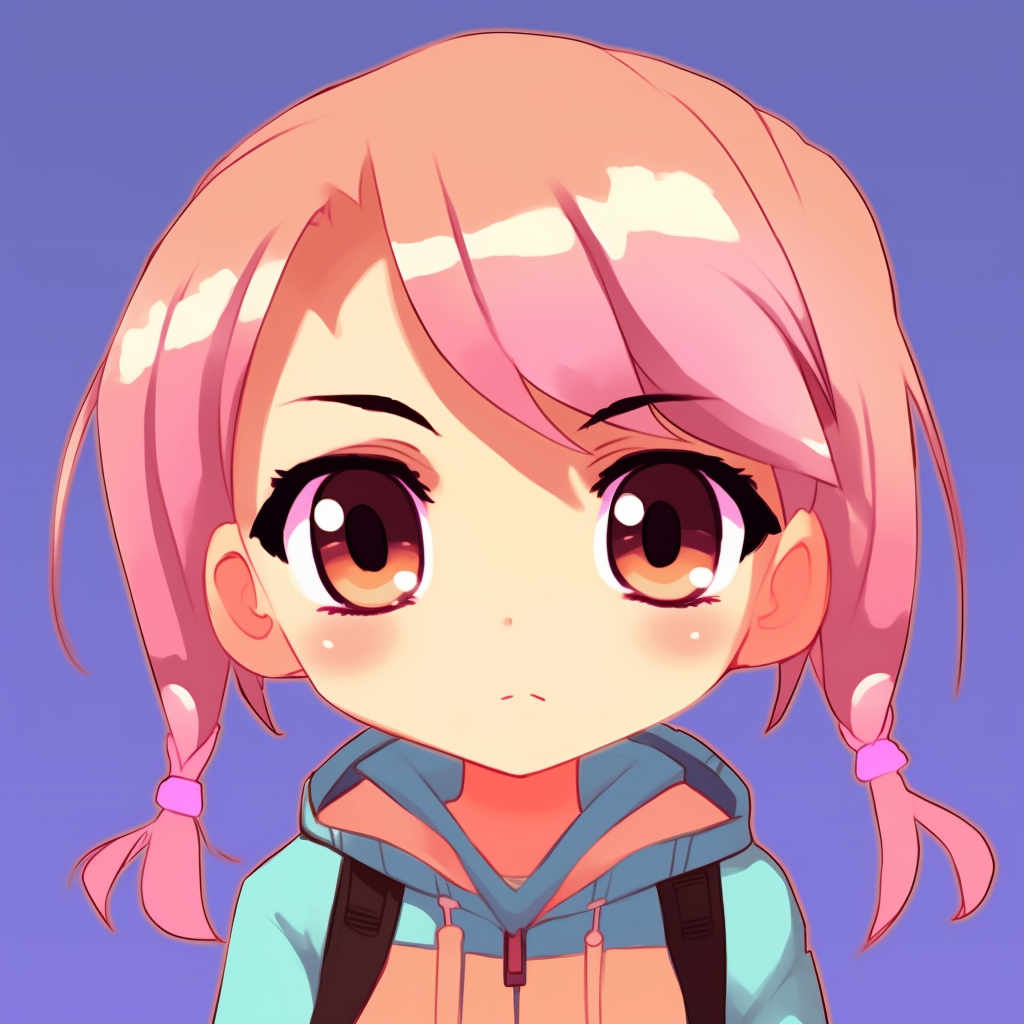 Anime character making a goofy face with exaggerated facial features and rich shading. amusing anime meme pfp pfp for discord.