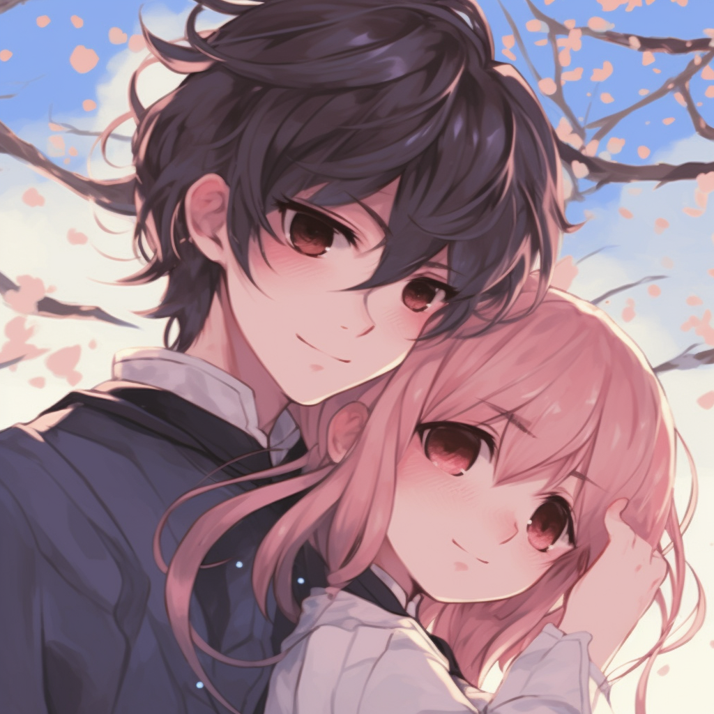 Anime girls with mystical eyes, high contrast and intricate details. anime matching pfp for girlsHD, free download