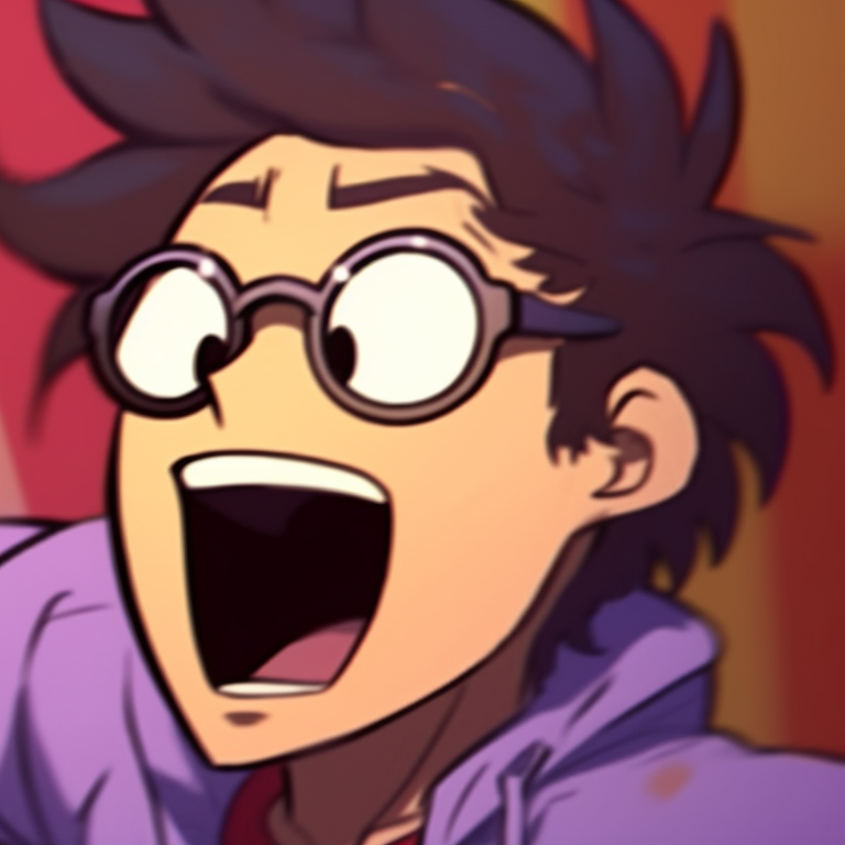 Two anime characters, monochrome with cartoonish proportions, making funny faces at each other. funny anime inspired matching pfp pfp for discord.